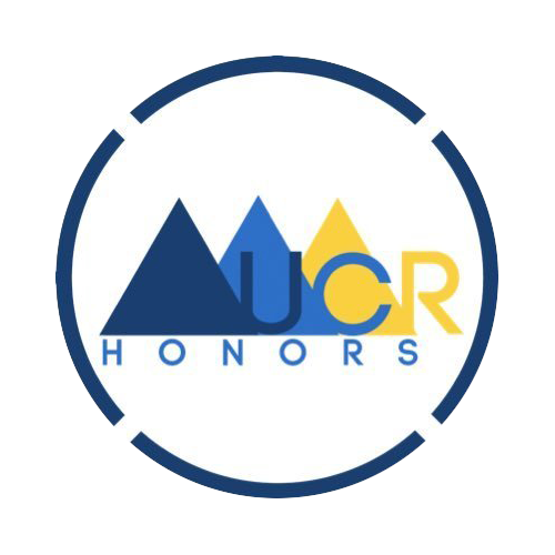 An illustrated logo for UCR's University Honors program.