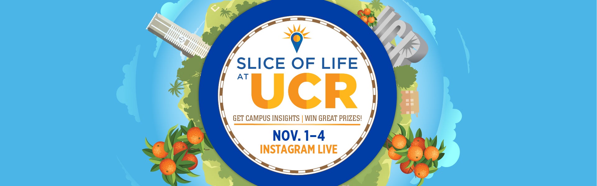 Image promoting Slice of Life at UCR event