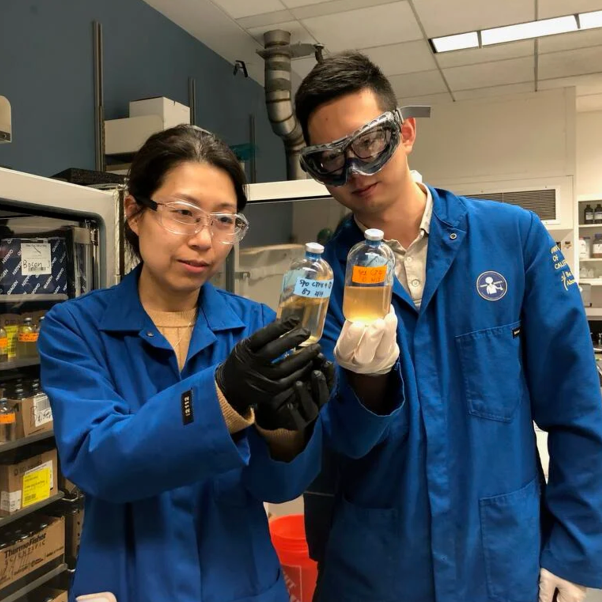 Yujie Men from UCR’s Department of Chemical and Environmental Engineering develops methods to clean up contamination from forever chemicals