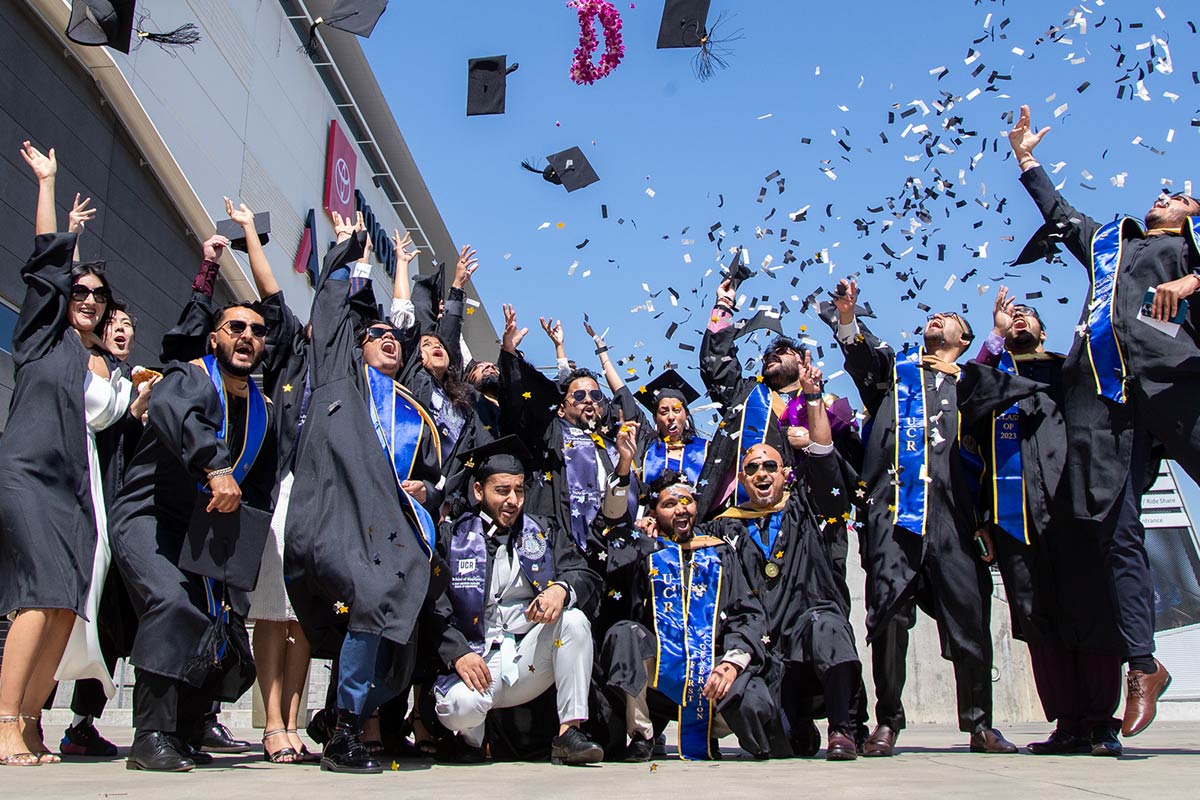 UCR Graduates celebrate at the 2024 Commencement