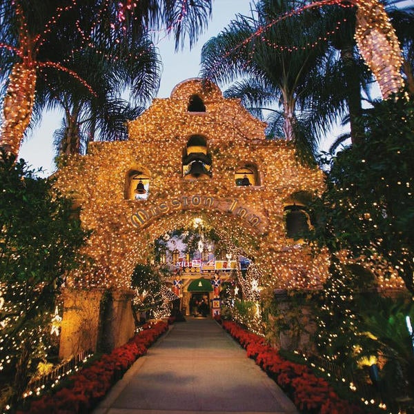 UCR Loves Riverside: Mission Inn Entrance Christmas