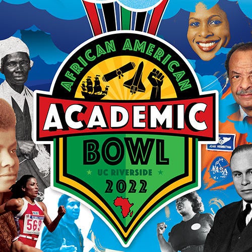 Graphic promoting the 2022 African American Academic Bowl.