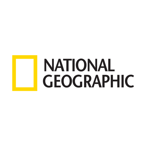 The logo for National Geographic