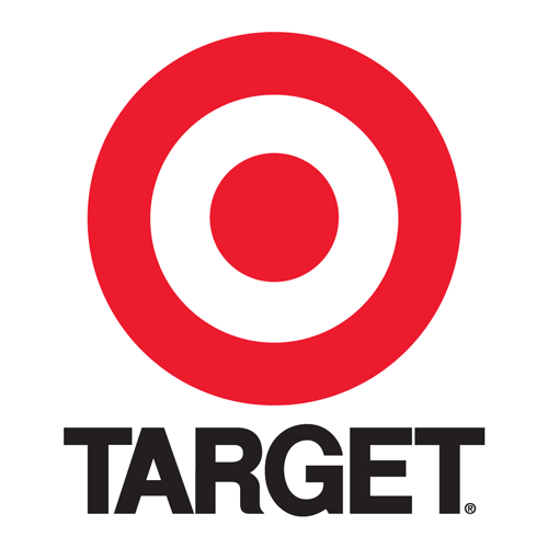 The logo for Target stores