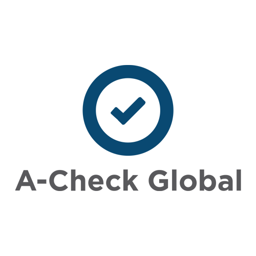 The logo for A-Check Global