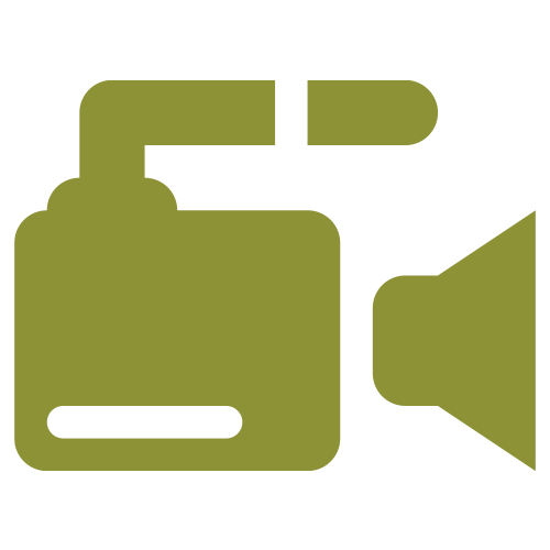 Documentary Icon A stylized graphic of a video camera