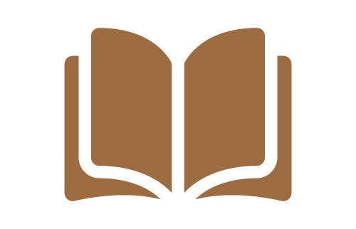 An open book illustration
