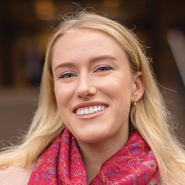 Student Daria Kudryavtseva, economics major