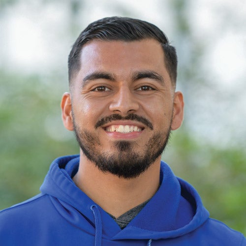 Student Francisco “Panchito” J. Ramirez Rueda, majoring in Education, Society, and Human Development with the Community Leadership, Policy, and Social Justice Concentration