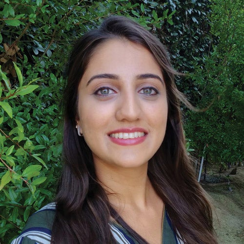 Student Tulsi Kardani, majoring in Education, Society, and Human Development with the Learning and Behavioral Studies Concentration; and Psychology