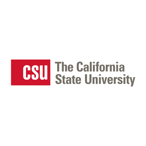 The logo for California State University