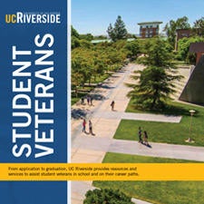 UCR Student Veterans Brochure Cover of the Student Veterans Brochure